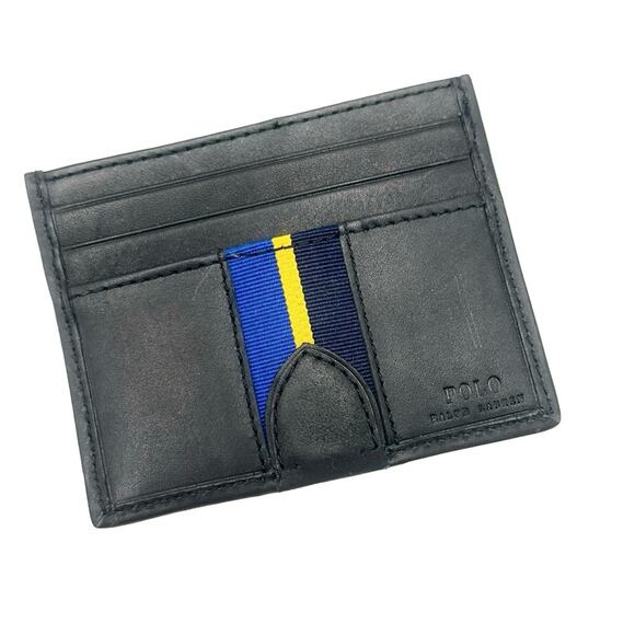 Polo Ralph Lauren Black Card Holder - Picture 1 of 7